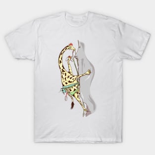 Giraffe Rock climbing T-Shirt